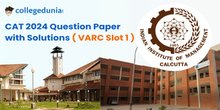 CAT 2024 Slot 1 VARC Question Paper: Download PDF with Answer Key and Solutions